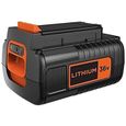 BLACK+DECKER BL2536-XJ Batterie Slide-pack - Technologie Lithium, 36V, Orange BL2536-XJ-0