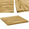 Dessus De Table Carre Plateau De Table 44 Mm 70x70 Cm Bois De