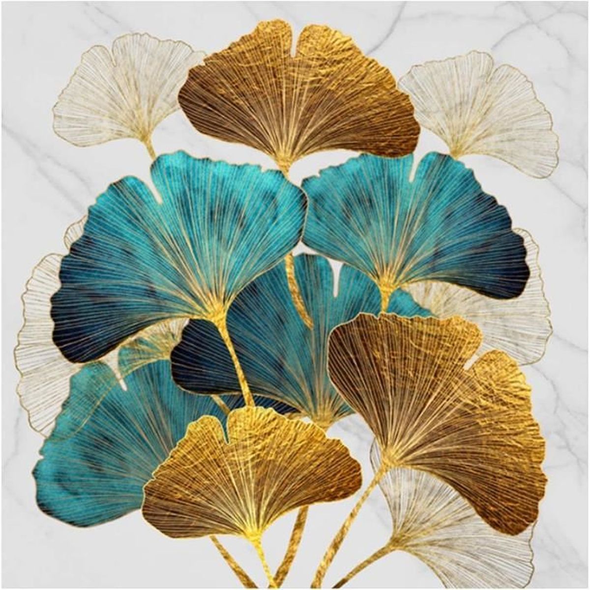 QENSPE Diamond Painting Ornement Suspendre, Père Noël