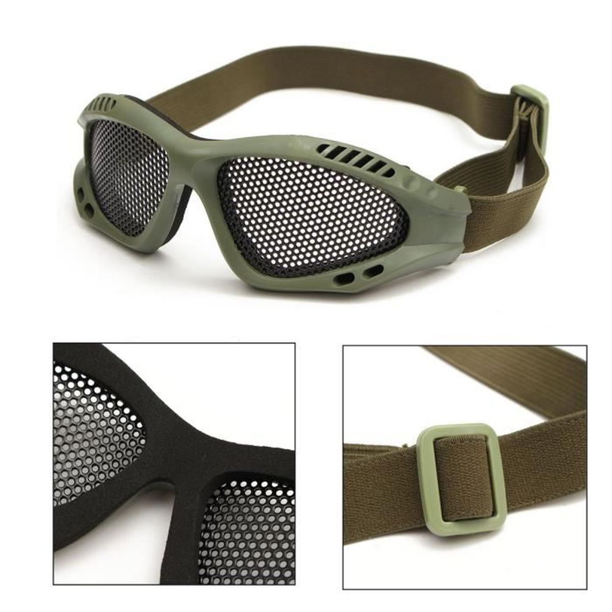 TEMPSA Goggles Lunettes Protection Yeux Tactique Masque + Grille 