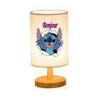 FOCLATUNER Lampe de Chevet ,Lilo Stitch Motif double face Lampe de Table Lampe de Bureau Dimmable 3 Températures de Couleur (Ampoule Incluse)