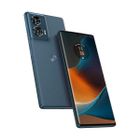 Smartphone Motorola moto edge 50 FUSION en Bleu Forêt avec écran 6,7" pOLED 144 Hz Full HD+, 1080 x 2400 pixels, 12 Go de RAM DDR4 +