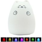 ONEVER LED Veilleuse pour enfant Rechargeable 8 couleurs Lampe en Silicone Chambre d'enfant bébé souples en silicone Contrôlable par