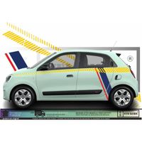 Renault Twingo 3 Kit bandes édition spéciale France - JAUNE - Kit Complet  - Tuning Sticker Autocollant Graphic Decals