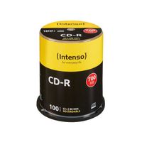 100 CD-R INTENSO - 700 Mo (80 min) 52x - Spindle