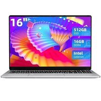 PC Portable - KUU-16"FHD - 16 Go de RAM 512 Go SSD -Intel Alder Lake N 95 (3,4 GHz) - Win11