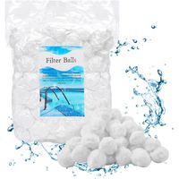 YAOBLUESEA 1400g Balles filtrantes aqualoon pour filtre à sable, pour les filtres de piscine