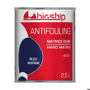 ANTIFOULING BIGSHIP Antifouling matrice dure Bleu marine 2,5L