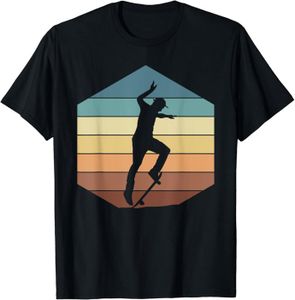 SKATEBOARD - LONGBOARD Planche De Skate Skateboarding Retro Skateur Skateboard T-Shirt.[Z1074]