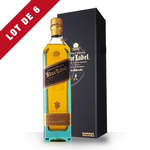 WHISKY BOURBON SCOTCH Lot de 6 - Whisky Johnnie Walker Blue Label Reserv