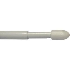 110/ cm Extensible avec Bouchon en Caoutchouc 9/ mm Diam/ètre en M/étal Chrom/é Mat Rond /à Visser Technique Disque Tringle Barre Porte fen/être Barre t/élescopique Beyond Drape Tringle 80