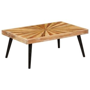 TABLE BASSE 3640®{Promo} NEUF Table à café - Unique & Moderne Table basse bar Salon Bois de manguier massif 90 x 55 x 36 cm - 90 x 55 x 36 cm