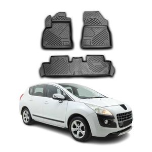 Set De 4 Tapis De Sol En Velours Noir Pour Peugeot 308 CC (2007-2013) - Protection Et Style Pour L'habitacle