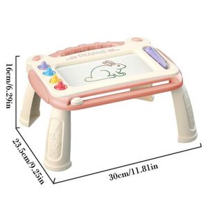 TABLE A DESSIN Dessin - Graphisme,Projecteur Led pour enfants,Table de dessin artistique,tableau de peinture,bureau - Type pink board table box -B