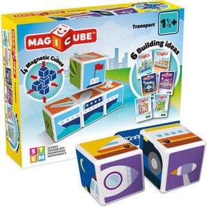 ASSEMBLAGE CONSTRUCTION 122, Magicube Transport - Building Game With Magnetic Cubes, 4 Cubes[b852]