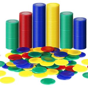 JETON DE JEU 400 Pièces Jetons De Poker En Plastique Jeton De J