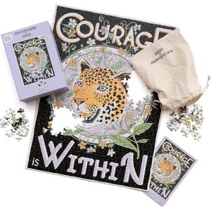 PUZZLE Club Imprimé « Courage Is Within » Puzzle De 500 P