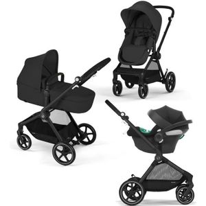 POUSSETTE  CYBEX Pack Poussette Trio EOS BLACK Moon Black : P