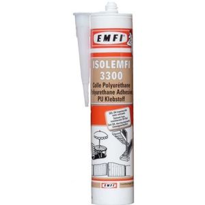 JOINT - COLLE Cartouche ISOLEMFI 3300 PU Gel D4 Rapide transpare
