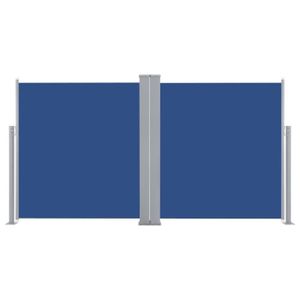 AUVENT - STORE Auvent latéral rétractable Bleu 100 x 600 cm Mothi