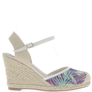 espadrille femme compensée bleu marine