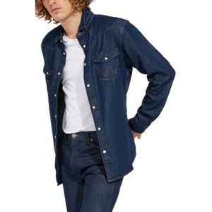 Chemise jean shop wrangler homme
