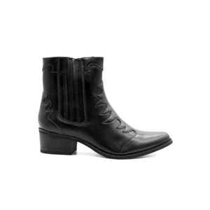 santiag femme noir