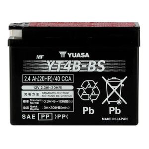 BATTERIE VÉHICULE YUASA-812044 - Batterie YT4BBS