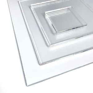 Plaque plexiglass 4mm sanitaire blanc