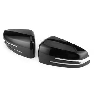 Garniture de Cache de Protection de Sortie d/'échappement en Acier Inoxydable 304 Brillant 2 pcs//kit Accessoire extérieur Automatique pour véhicule pour GLA Classe X156 2016-2019 Noir Brillant