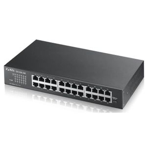 SWITCH - HUB ETHERNET  ZyXEL GS1100-24E, Non-géré, Gigabit Ethernet (10-100-1000)