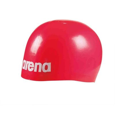 Bonnet De Natation Arena – Rouge, Taille Unique – Ajustement Parfait, Confort Élevé, 100% Polyester