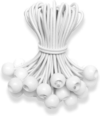 Cordon Elastique 8 Tendeurs Élastiques Avec Crochets - 25 Cm | Sandow Caoutchouc | Pour Transport, Camping, Bâche Tendeur Elastique