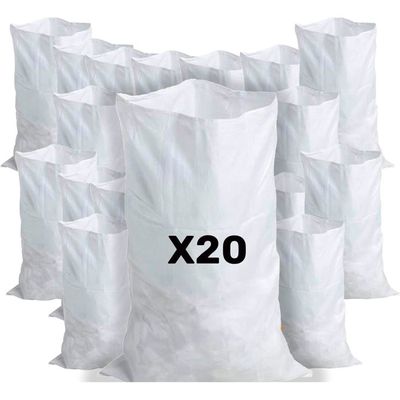 Lot De 5 Big Bags 90x90x90 Cm - 1000 Kg Charge, 6 Passants, Sans Contenu
