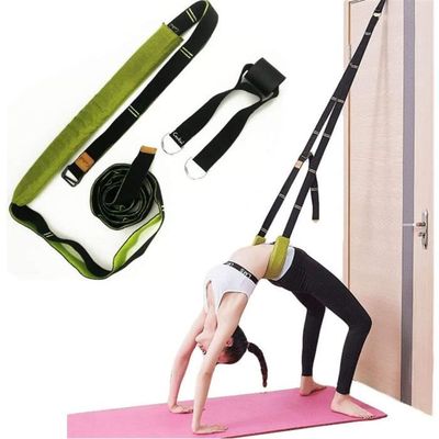 Sangle D'étirement De 0,2 Pouces, Sangle D'étirement De Yoga Traitement La Douleur Am Liore Posture Pour Scoliose Hernie Discale Extensible R Siliente