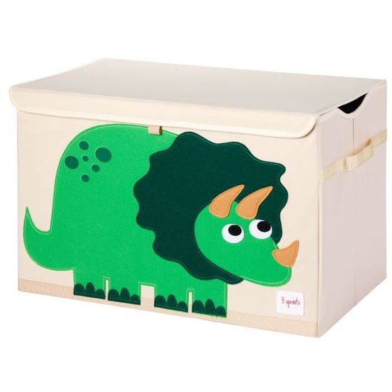 Coffre à jouets - 3 Sprouts - Dino - Bébé - Vert - Mixte