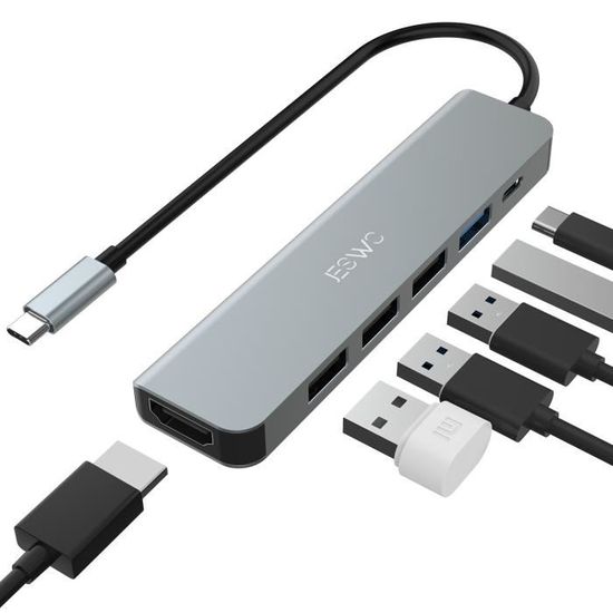 Ugreen – adaptateur USB Type C vers USB 3.0, Thunderbolt 3, convertisseur  de câble OTG pour Macbook