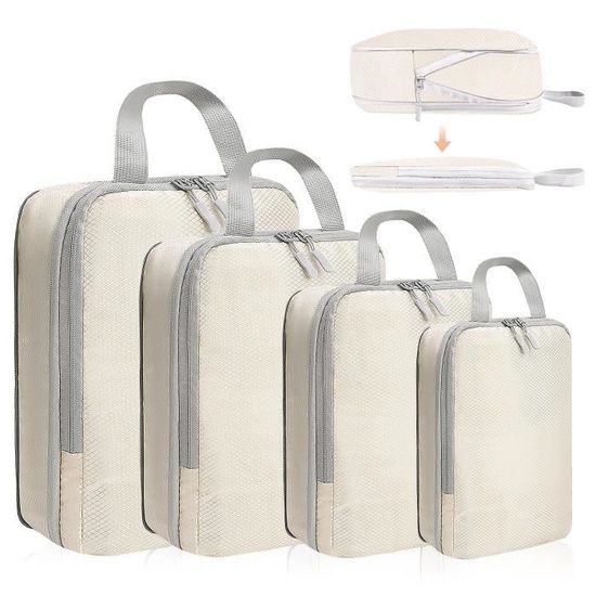 Set De 12 Sacs De Rangement Valise Imperméables - Organisateur Voyage Compressible, Gain De Place, Sans Plis
