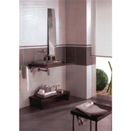 Cinca Faience Cinca Pulsar Opus A Gris Anthracite Listel 4x25cm