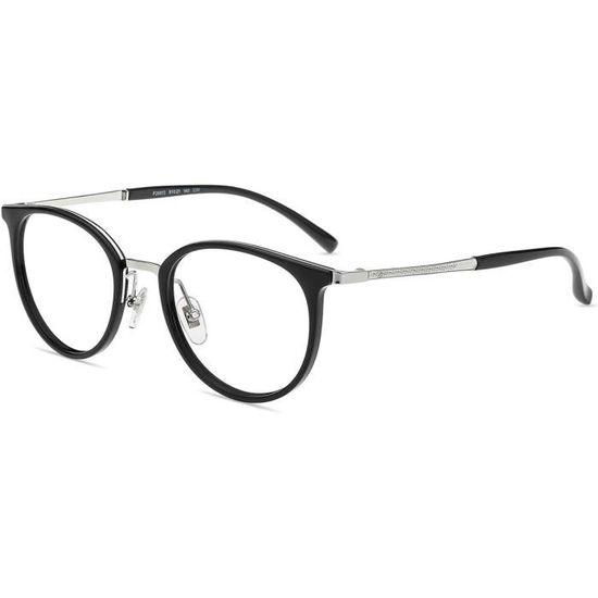 LJCZKA Lunettes Anti Lumiere Bleue Ronde Femme Homme