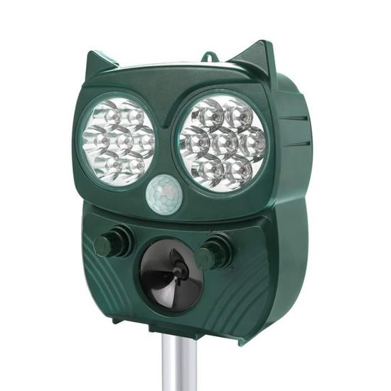 Kenlumo Repulsif Chat Exterieur Ultrason Solaire Repulsif Chat Avec Capteur De Mouvement Et Flash Puissant Repulsifs Chats Cdiscount Jardin