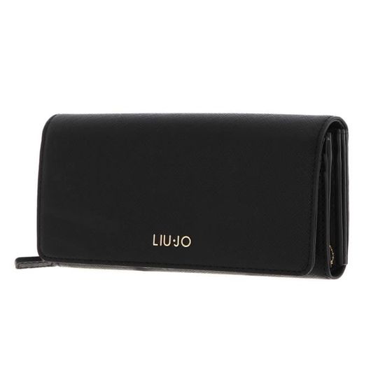 LIU JO Portafoglio Donna Caliwen Nero - Portefeuille Élégant Pour Femme En Noir