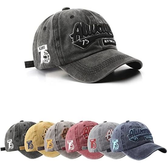 Lac bleu - Casquette de Baseball légère et respirante pour hommes et