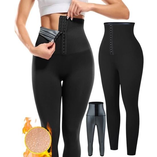 Short De Sudation Gainant Pour Femme – En Néoprène, Taille Haute – Pour Sport, Yoga, Perte De Poids