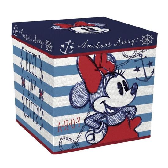 Minnie Pouf Cube De Rangement Achat Vente Petit Rangement