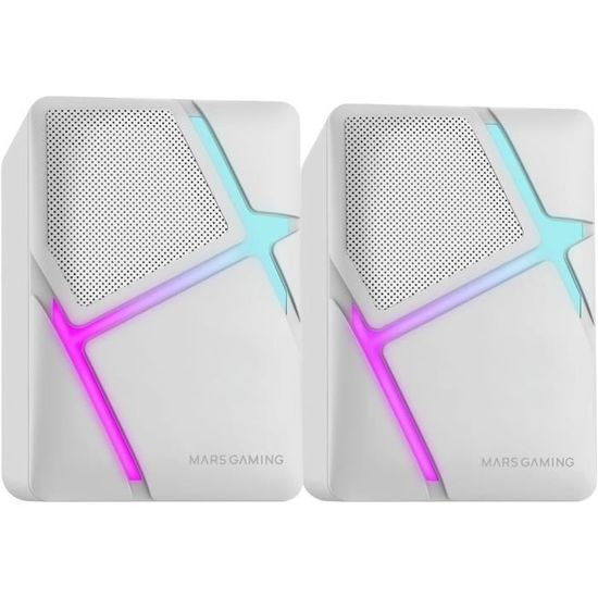 MARSGAMING MS-PRO Altoparlanti PC 10W RGB - Audio Potente Per Gaming, Con Luci Dinamiche E Jack 3.5mm - Foto 10