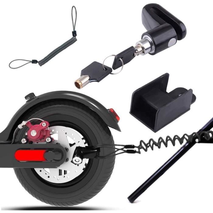 Antivol Moto à Disque Avec Alarme - Cadenas De Sécurité Pour Frein, Neuf