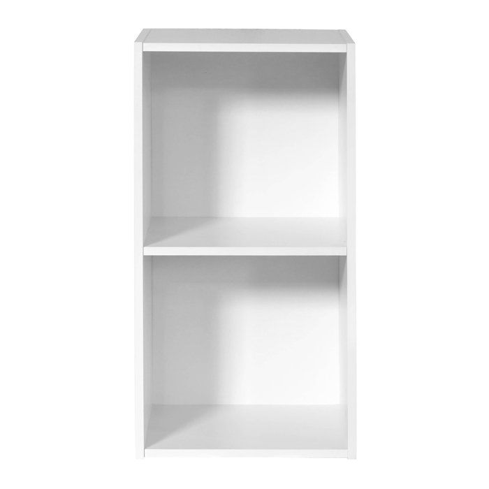 MEUBLE 2 CASES BLANC