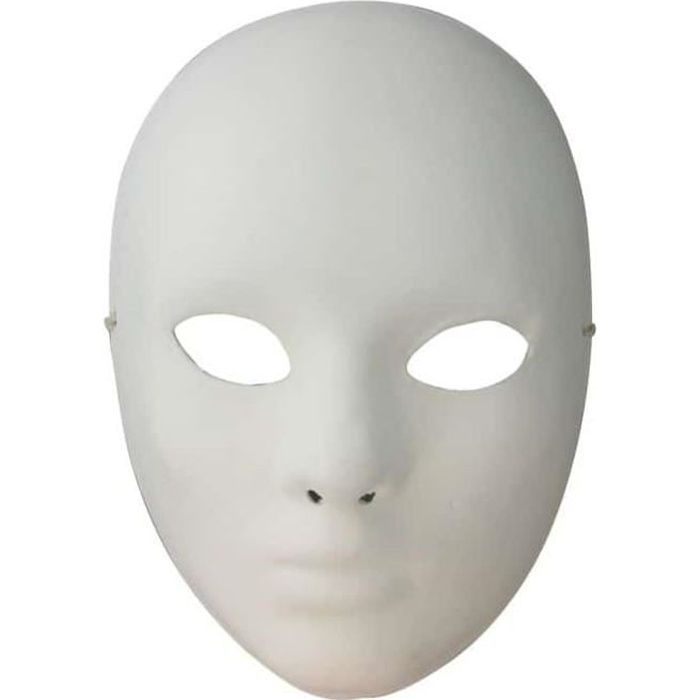 Masque de Venise Visage - Artémio Blanc