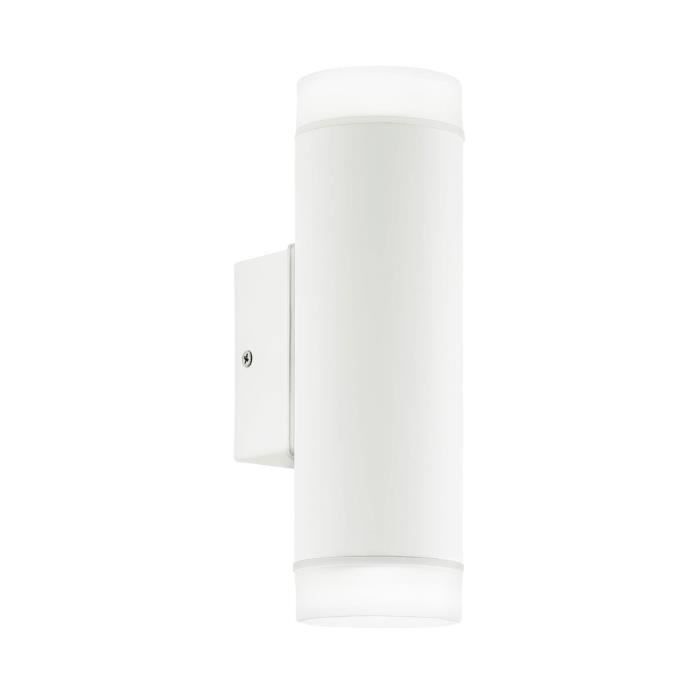 Eglo Riga-Led Applique murale d'extérieur Up Down Blanc IP44 - EG96504